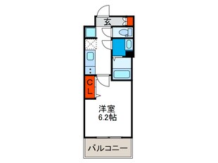 Vita弁天町の物件間取画像